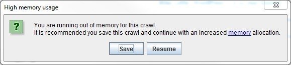 Out of RAM while crawling