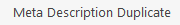 duplicate meta description