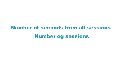 average session formula