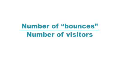 bounce rate formula
